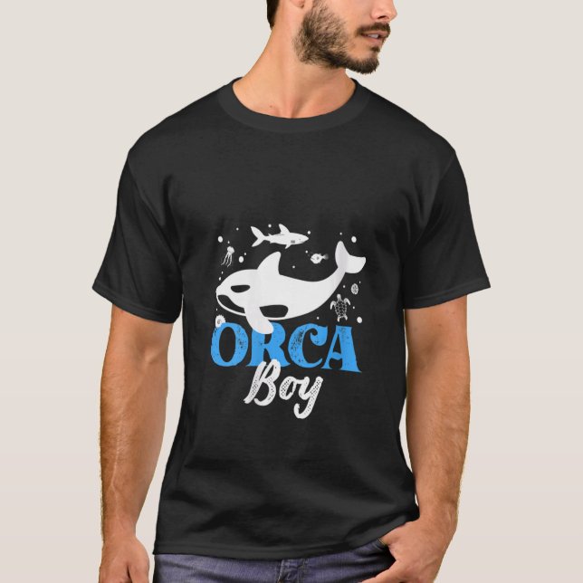 Camiseta Gráfico De Mulheres Orca Para Rapazes Miúdas Balei (Frente)