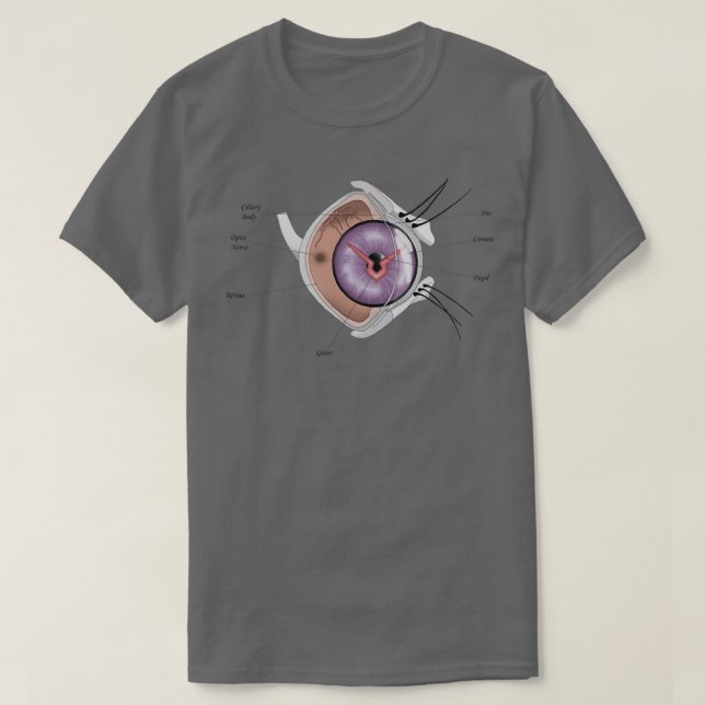 Camiseta Gráfico de Olhos Científicos do Código Geass (Frente do Design)