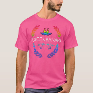 Camiseta Gráfico De Orgulho Engraçado Da Banana Dolce E LGB