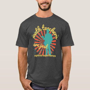 Camiseta Gráfico de orientadores de matemática retrô para p