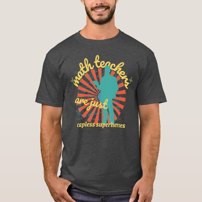 Camiseta Gráfico de orientadores de matemática retrô para p (Frente)
