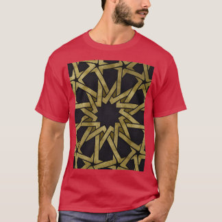 Camiseta Gráfico de padrão islâmico