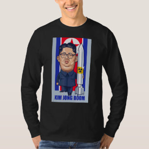 Camiseta Gráfico de Paródia Kim Jong Boom Kim Jong Un