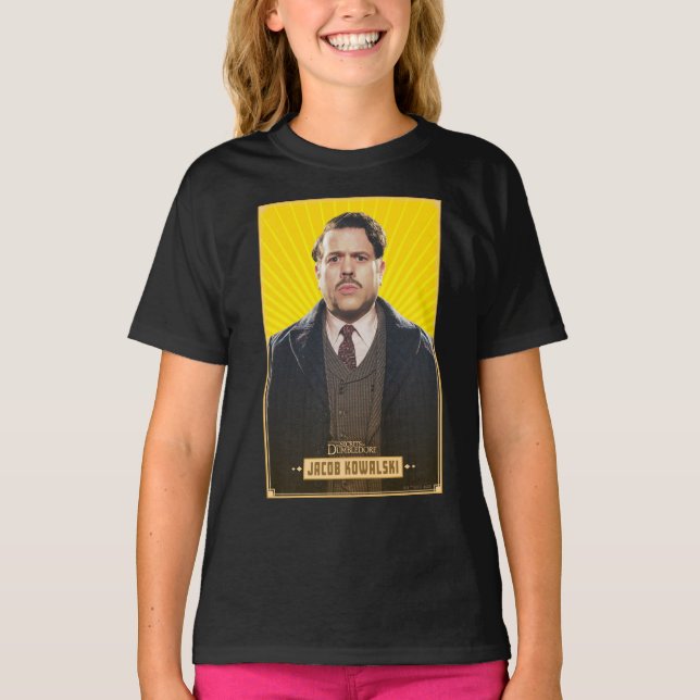 Camiseta Gráfico de Personagem Jacob Kowalski (Frente)