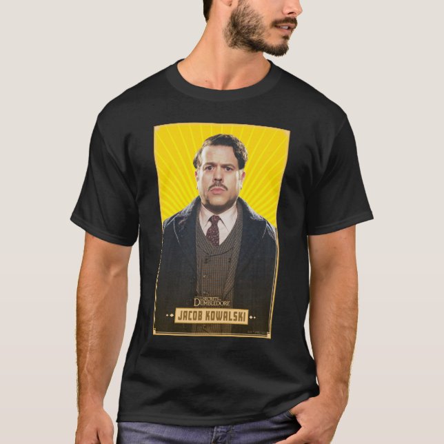 Camiseta Gráfico de Personagem Jacob Kowalski (Frente)