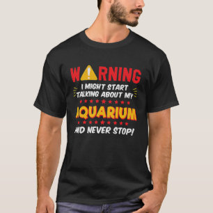Camiseta Gráfico de Piada de Coletor de Peixes de Aquário