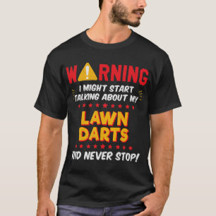 Camiseta Gráfico de Piada Engraçado de Dardos de Leito