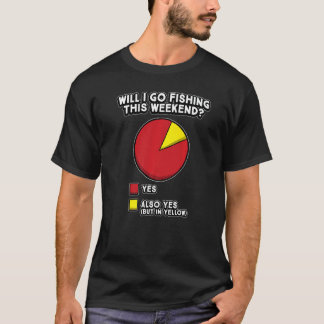 Camiseta Gráfico de Pizza de Pesca Humor de Pescador Hilári