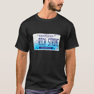Camiseta Gráfico de Placa de Licença do Vencedor do Derby d