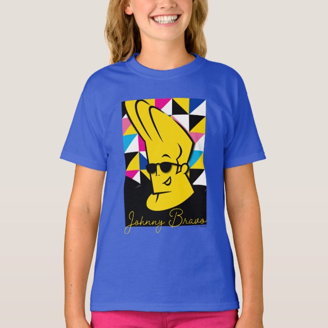 Camiseta Gráfico de Pop de Arte Johnny Bravo (Frente)