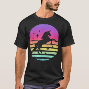 Camiseta Gráfico de Presente Clássico de Fantasia do Unicór