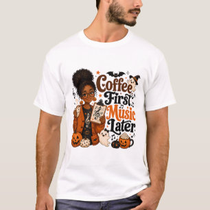 Camiseta Gráfico de Professor de Música Engraçado de Hallow