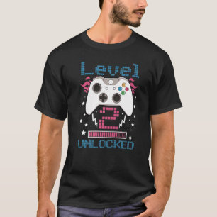 Camiseta Gráfico de segundos aniversários Nível 2 - Gráfico