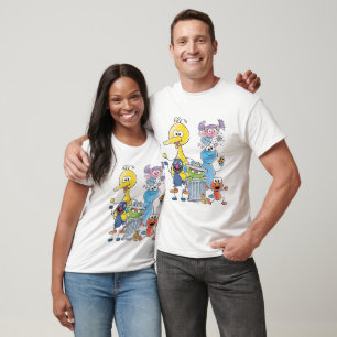Camiseta Gráfico de Sesame Pals Doodley