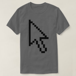 Camiseta Gráfico de Seta do Cursor do Rato