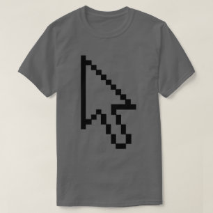 Camiseta Gráfico de Seta do Cursor do Rato