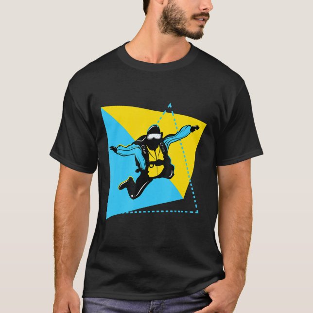 Camiseta Gráfico de Skydiving (Frente)