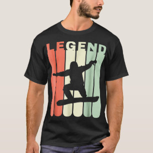 Camiseta Gráfico de Snowboard para o Presente do Teen Snowb