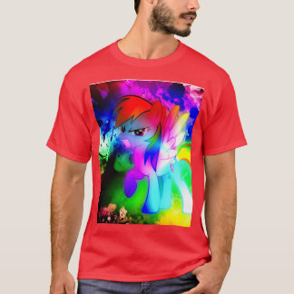 Camiseta Gráfico de Super Cores do Rainbow Dash