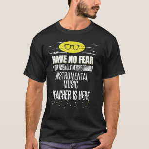 Camiseta Gráfico de Super-Herói de Professores de Música In