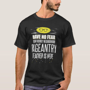 Camiseta Gráfico de Super-Heróis do Professor de Pageantia