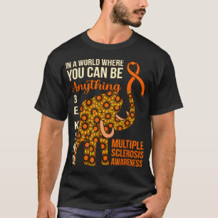 Camiseta Gráfico de Suporte à Sensibilização para Esclerose
