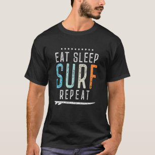 Camiseta Gráfico De Surfe Para Mulheres E Homens Surfistas