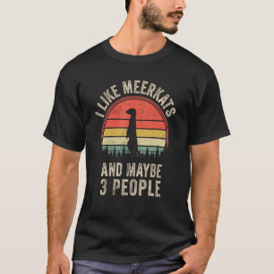 Camiseta Gráfico de Suricata Suricatas Animal de Zoológico