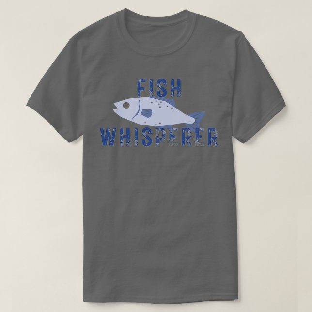 Camiseta Gráfico de Sussuros de Peixes (Frente do Design)