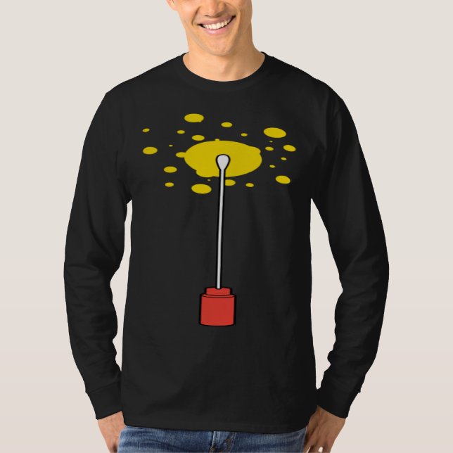 Camiseta Gráfico de Swab de Teste (Frente)