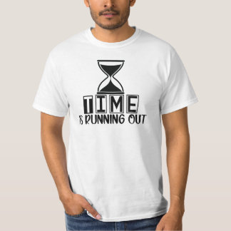 Camiseta Gráfico de Tempo Esgotado