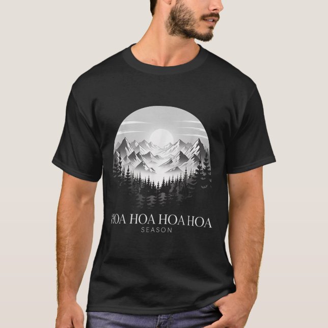Camiseta Gráfico de Tendência de outono de Hoa Season (Frente)