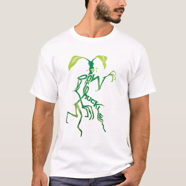 Camiseta Gráfico de Tipografia BOWTRUCKLE™ PICKETT™ (Frente)