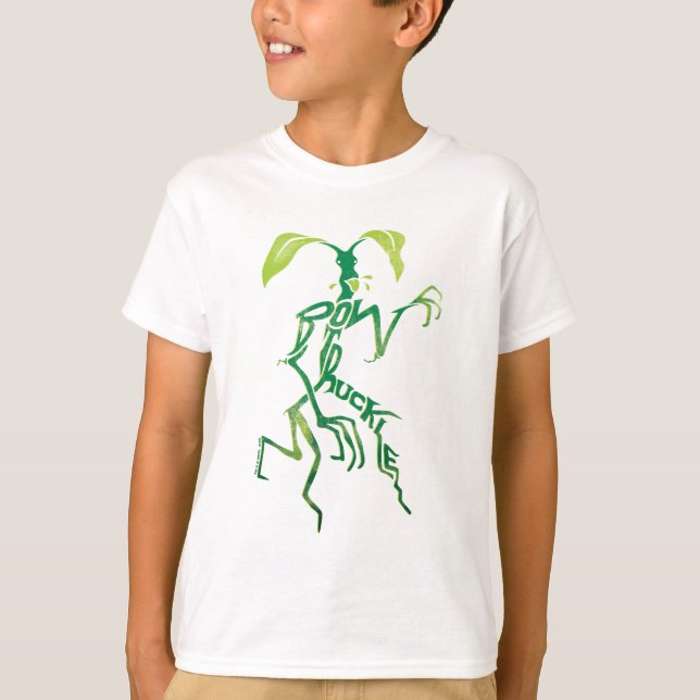 Camiseta Gráfico de Tipografia BOWTRUCKLE™ PICKETT™ (Frente)