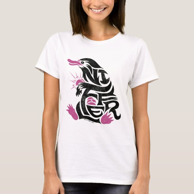 Camiseta Gráfico de Tipografia NIFFLER™ (Frente)
