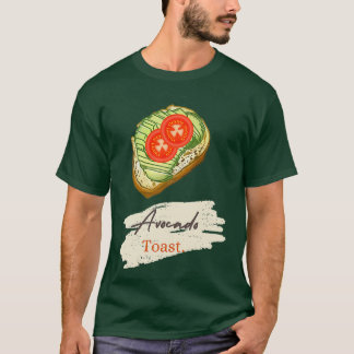 Camiseta Gráfico de torrada Avocado