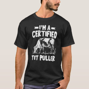 Camiseta Gráfico de Vacas Fofas Animais Certificado para Ho
