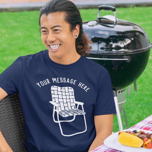 Camiseta Gráfico de Verão de Mensagem Personalizada de Cade (Criador carregado)