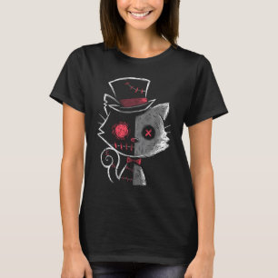 Camiseta Gráfico de Verão Gótico Feminino Harajuku Gótico A