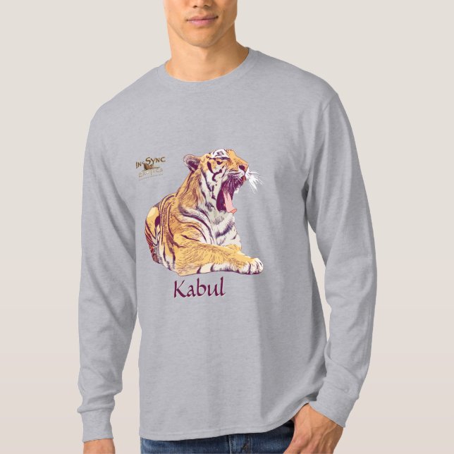 Camiseta Gráfico de vetor Kabul (Frente)