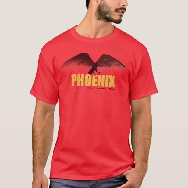 Camiseta Gráfico de Vingação Phoenix (Frente)