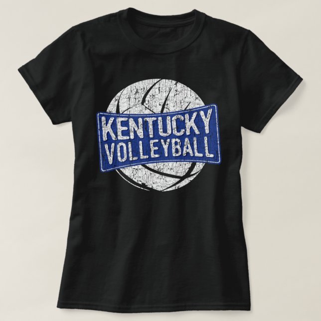 Camiseta Gráfico de Voleibol do Kentucky em apuros pela Vin (Frente do Design)