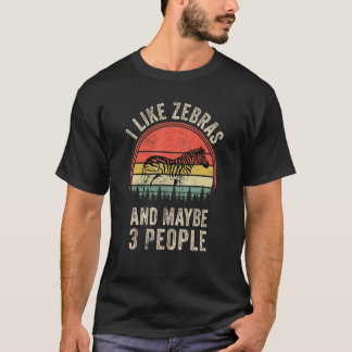 Camiseta Gráfico de Zebra Zebras Zoológico Animal