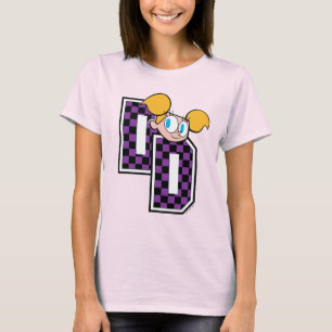 Camiseta Gráfico Dee Dee - Letras Atléticas