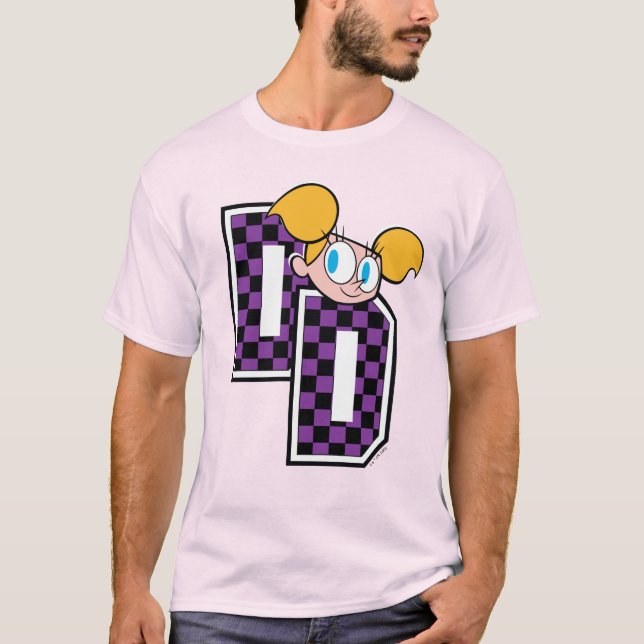 Camiseta Gráfico Dee Dee - Letras Atléticas (Frente)