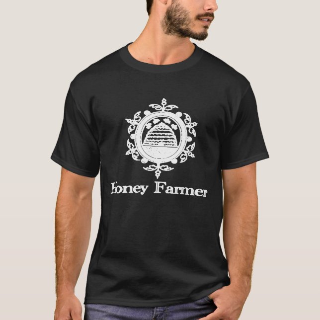Camiseta Gráfico do apicultor de mel (Frente)