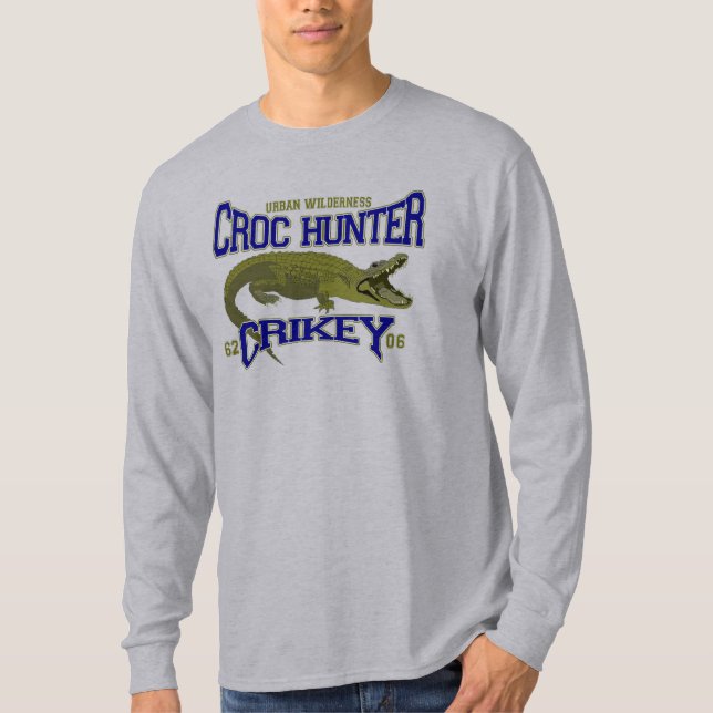 Camiseta gráfico do caçador do croc (Frente)