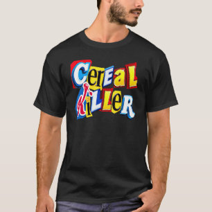 Camiseta Gráfico Do Cereal Killer Para O Cereal Da Sua Famí