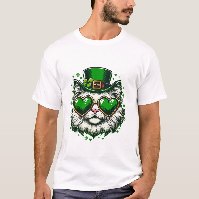 Camiseta Gráfico do Dia de Patrick da rua (Frente)