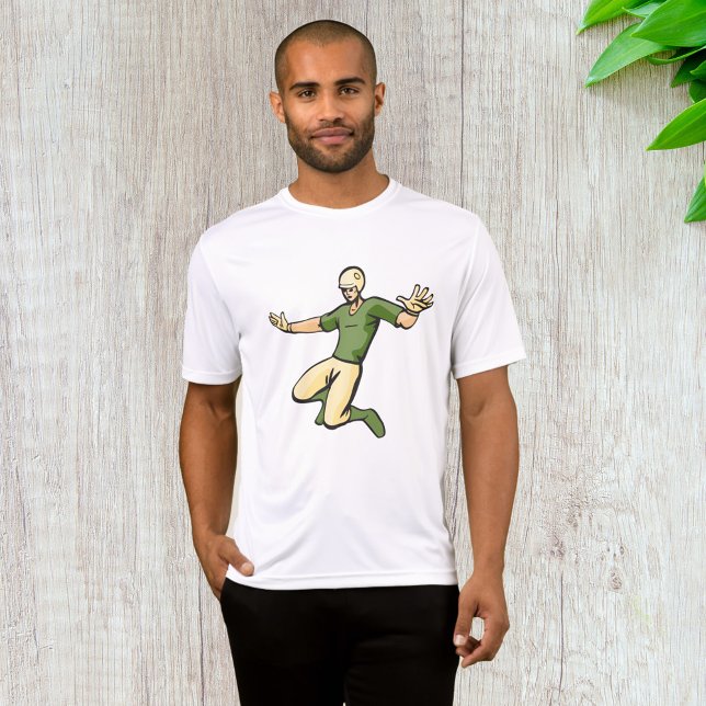 Camiseta Gráfico do esporte com jogador de beisebol retroat (Criador carregado)